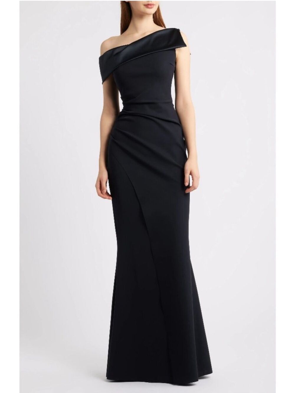CHIARA BONI LA PETITE ROBE Koppany Ruched Off The Shoulder Mermaid GownP